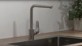 Змішувач для кухні Hansgrohe FOCUS M41 280 1jet, одноважільний, нержавіюча сталь Фото - 2