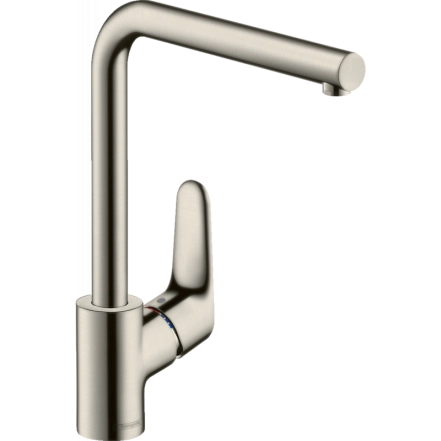 Змішувач для кухні Hansgrohe FOCUS M41 280 1jet, одноважільний, нержавіюча сталь