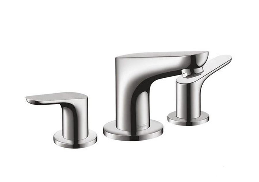 Смеситель для умывальника Hansgrohe Focus E 100 на 3 отверстия, хром (31937000)