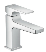 Смеситель для раковины Hansgrohe Metropol однорычажный 100, со сливным гарнитуром push-open, хром
