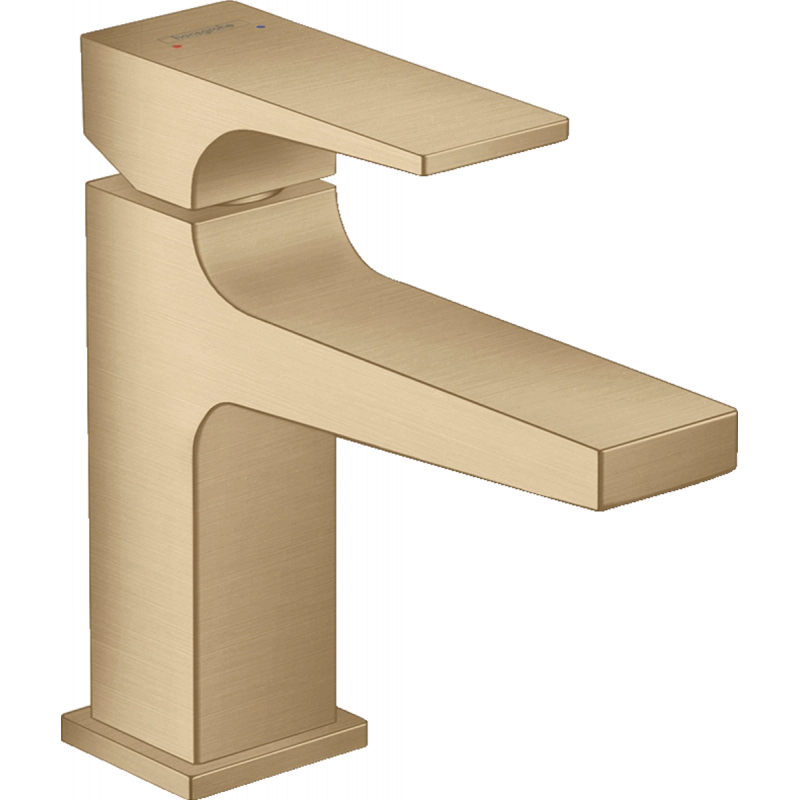 Змішувач для умивальника Hansgrohe Metropol, гарнітура push-open, бронза (32500140)