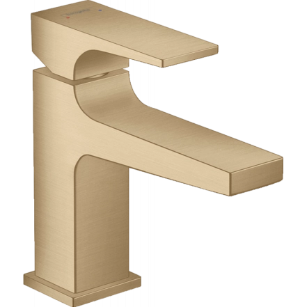 Смеситель для умывальника Hansgrohe Metropol, гарнитура push-open, бронза (32500140)