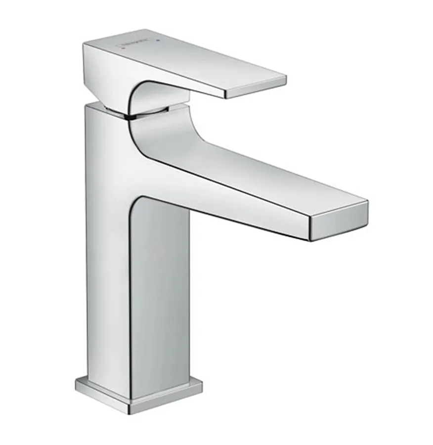 Змішувач для раковини Hansgrohe Metropol одноважільний 110, зі зливним гарнітуром push-open, хром