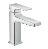 Смеситель для раковины Hansgrohe Metropol однорычажный 110, со сливным гарнитуром push-open, хром