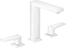 Змішувач для умивальника Hansgrohe Metropol 160 із донним клапаном білий (32515700)