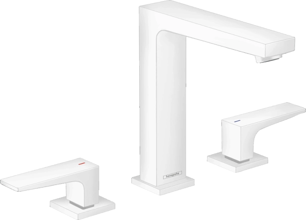 Змішувач для умивальника Hansgrohe Metropol 160 із донним клапаном білий (32515700)