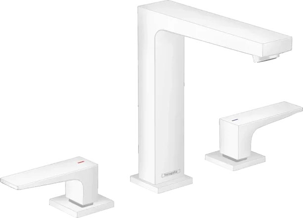 Змішувач для умивальника Hansgrohe Metropol 160 із донним клапаном білий (32515700)