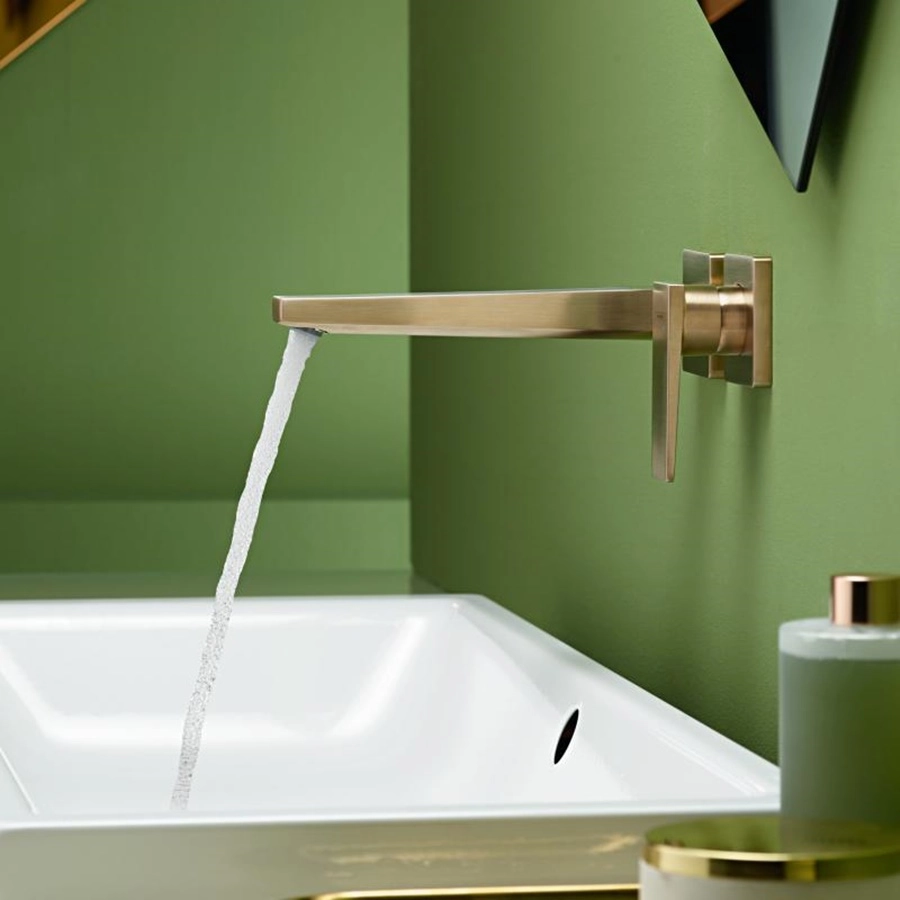 Смеситель для умывальника Hansgrohe Metropol без скрытой части золото (32526990) Фото - 3