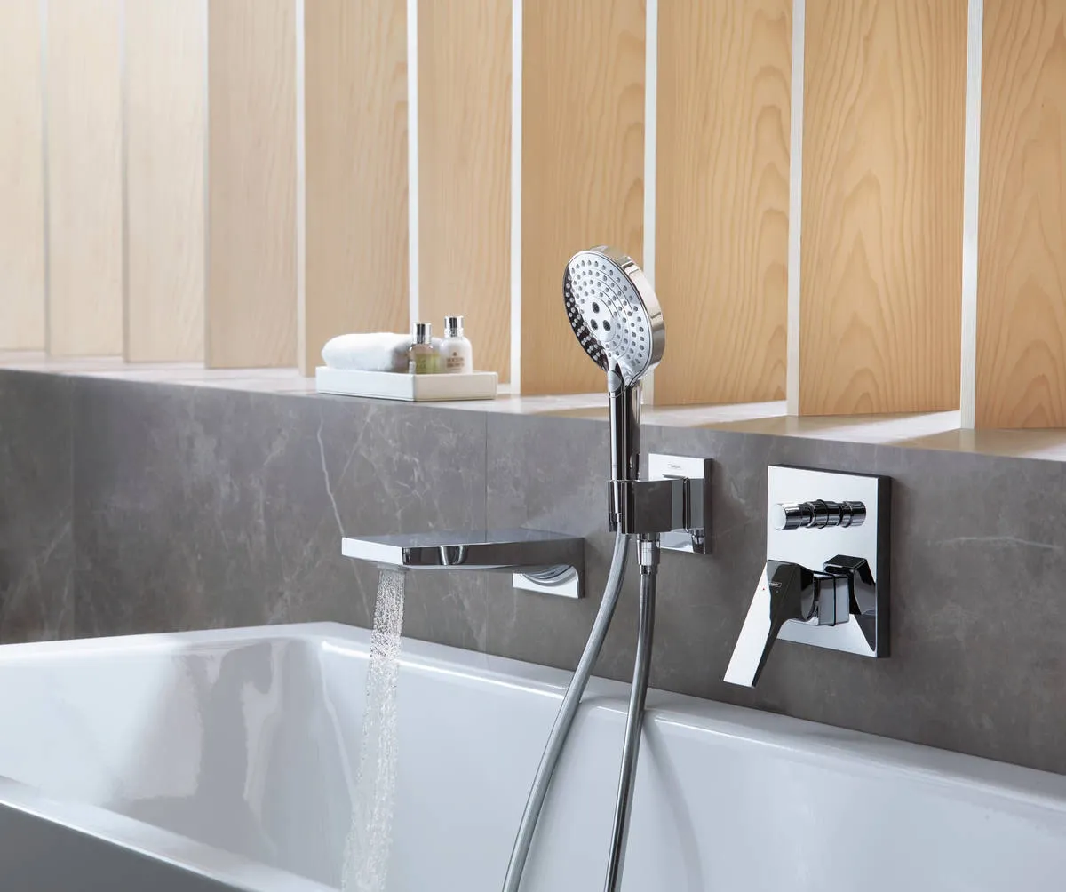 Змішувач для  ванни Hansgrohe Metropol, одноважiльнийй, зовнішня частина, на 2 споживача Фото - 1