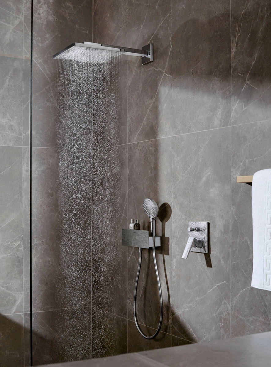Смеситель для ванны/душа Hansgrohe Metropol, черный матовый (32545670) Фото - 3