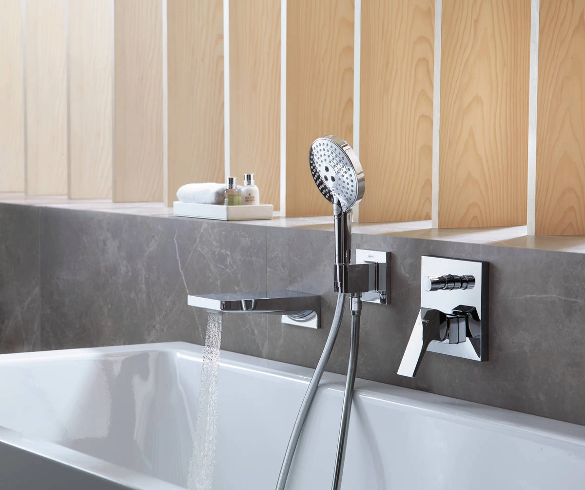 Смеситель для ванны/душа Hansgrohe Metropol, белый матовый (32545700) Фото - 1