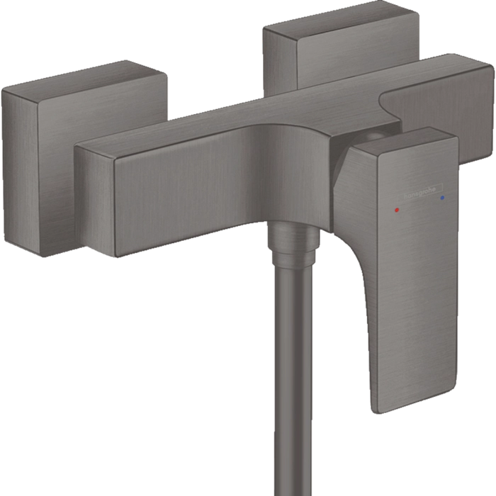 Змішувач для душа Hansgrohe Metropol без душового набору, чорний хром (32560340)