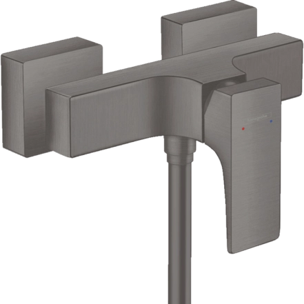 Змішувач для душа Hansgrohe Metropol без душового набору, чорний хром (32560340)