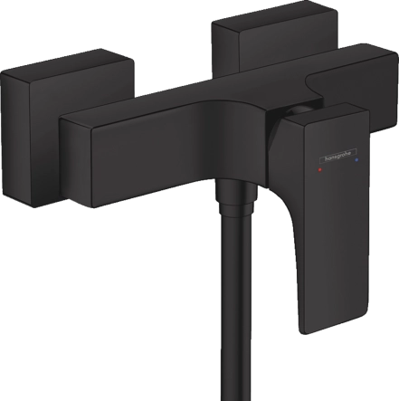 Змішувач для душа Hansgrohe Metropol без душового набору, чорний матовий (32560670)
