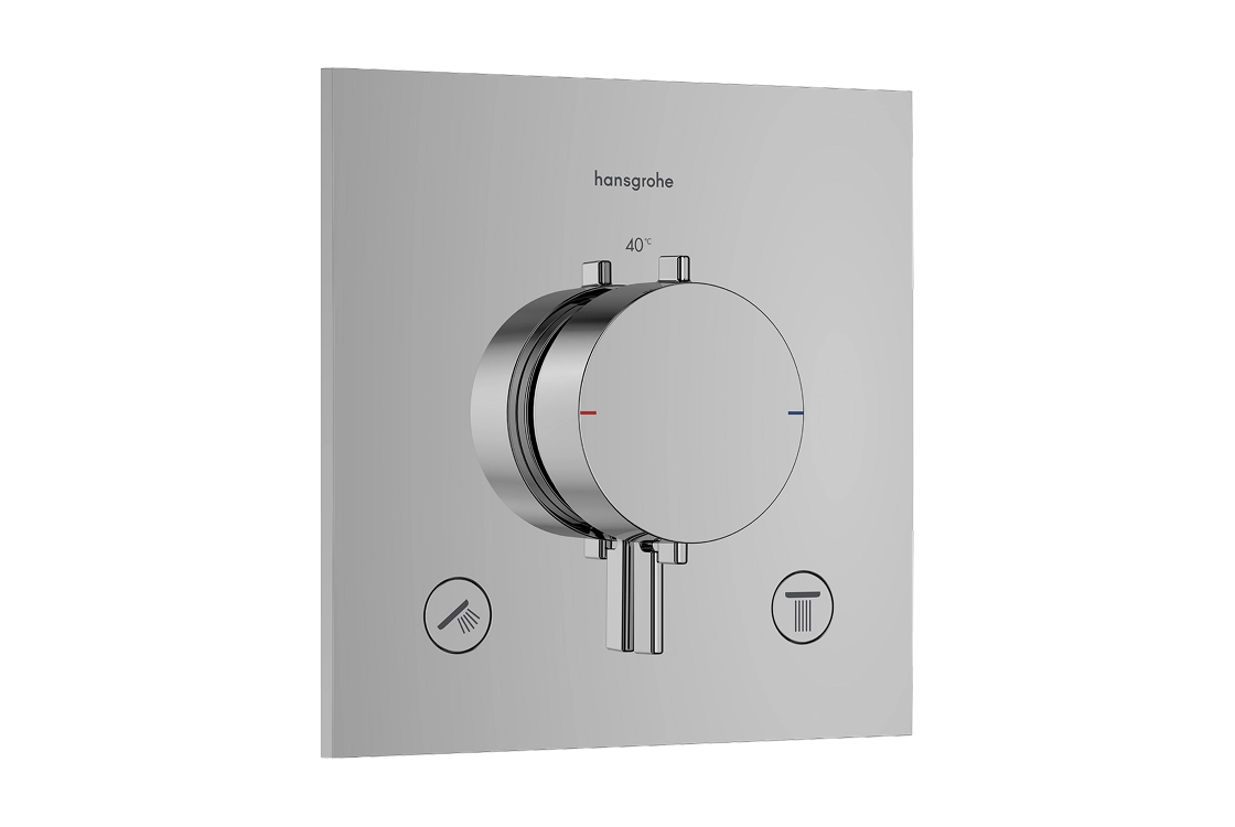 Термостат прихованого монтажу Hansgrohe Ecostat Comfort E для 2х споживачів, хром