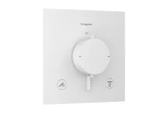 Термостат скрытого монтажа Hansgrohe Ecostat Comfort E для 2х потребителей, белый матовый