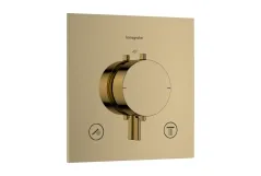 Термостат прихованого монтажу Hansgrohe Ecostat Comfort E для 2х споживачів, полірованне золото
