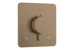 Термостат прихованого монтажу Hansgrohe Ecostat Comfort Q для 2х споживачів, шліфованна бронза
