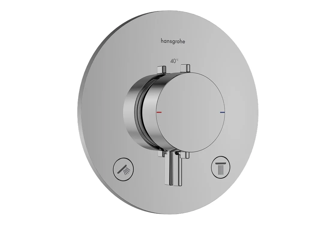 Термостат скрытого монтажа Hansgrohe Ecostat Comfort S для 2х потребителей, хром