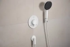 Термостат скрытого монтажа Hansgrohe Ecostat Comfort S для 2х потребителей, белый матовый Фото - 1