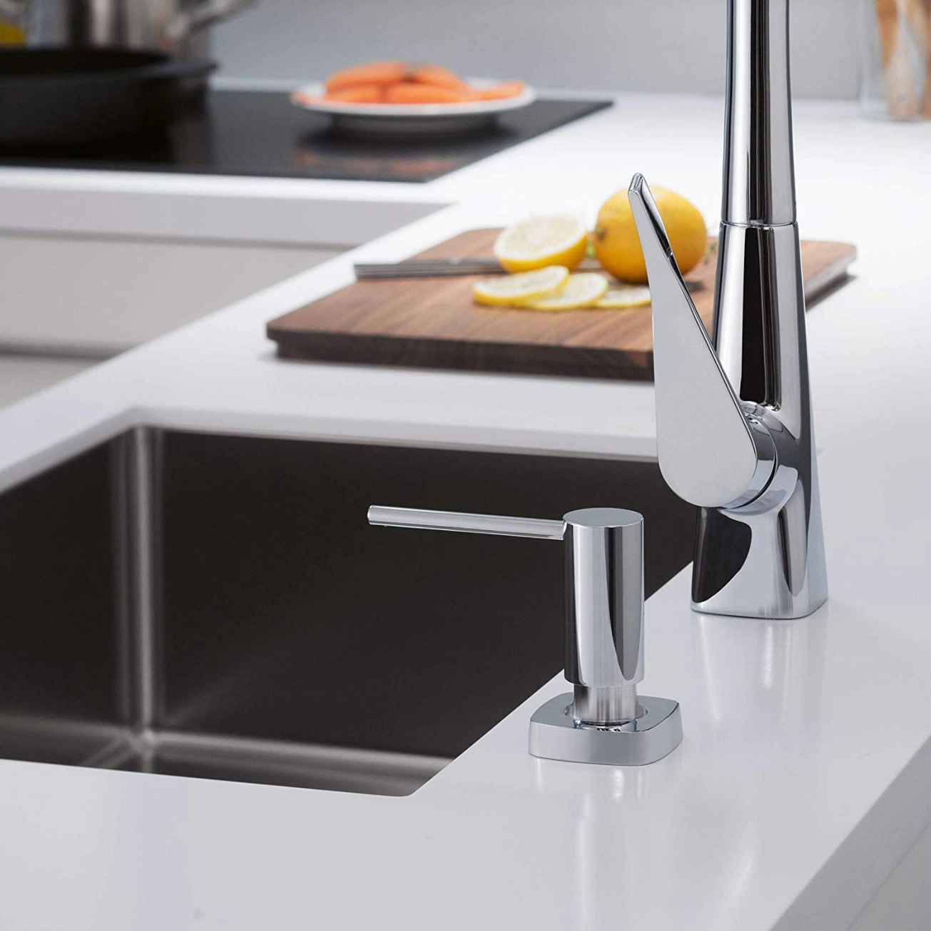 Дозатор кухонный Hansgrohe A71, 500мл, хром Фото - 2