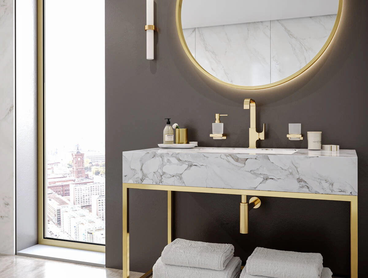 Диспенсер для жидкого мыла Hansgrohe AddStoris 41745670 черный матовый Фото - 6