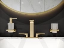 Диспенсер для жидкого мыла Hansgrohe AddStoris 41745670 черный матовый Фото - 2