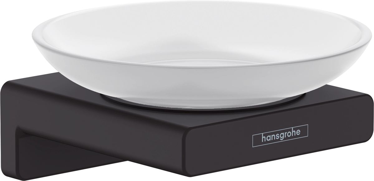 Мыльница Hansgrohe AddStoris 41746670, черный матовый