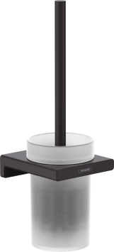 Набор для WC с держателем Hansgrohe AddStoris 41752670 черный матовый