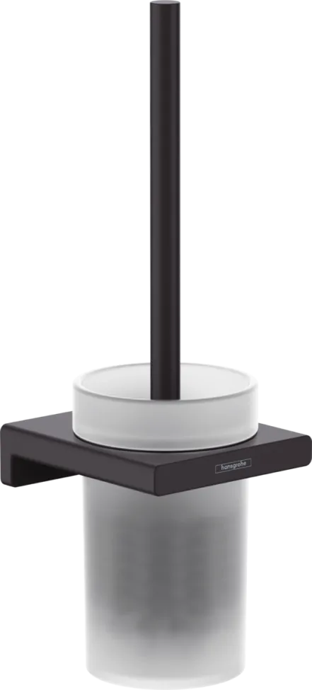 Набор для WC с держателем Hansgrohe AddStoris 41752670 черный матовый