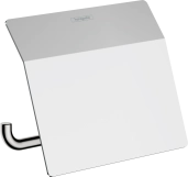 Тримач туалетного паперу Hansgrohe AddStoris 41753000 з кришкою, хром