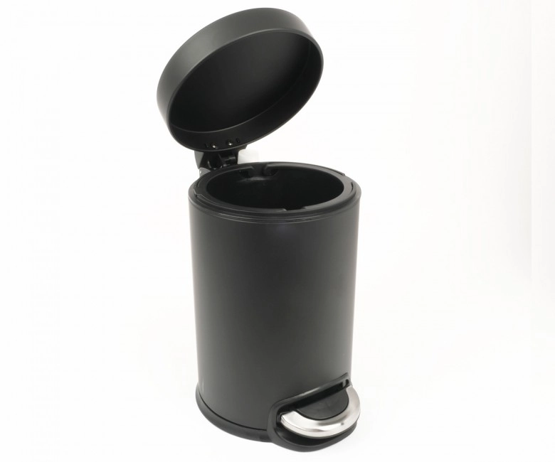 Відро для сміття Hansgrohe AddStoris 41775670 з педаллю, чорний матовий Фото - 2