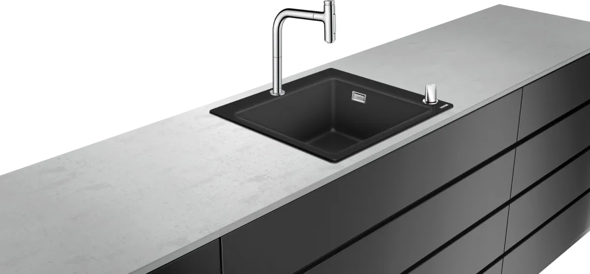 Кухонная мойка каменная Hansgrohe C51-F450-06 43217000