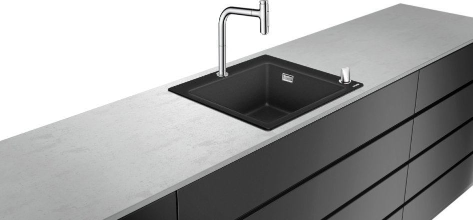 Кухонна мийка кам`яна Hansgrohe C51-F450-06 43217000
