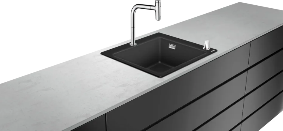 Кухонна мийка кам`яна Hansgrohe C51-F450-06 43217000