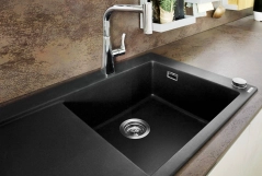 Мийка для кухнi Hansgrohe S510-F450, вбуд. 450, з крилом, чорний графiт Фото - 1