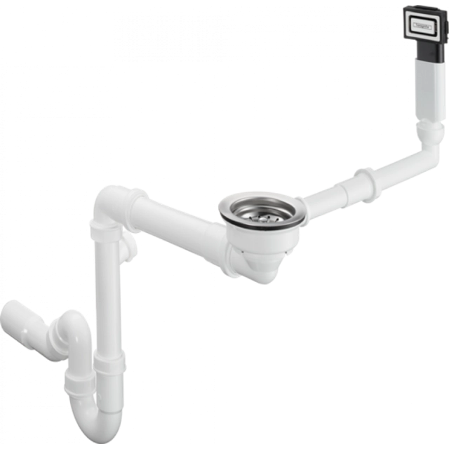 Сифон для гранiтної кухонної мийки Hansgrohe D16-10, хром