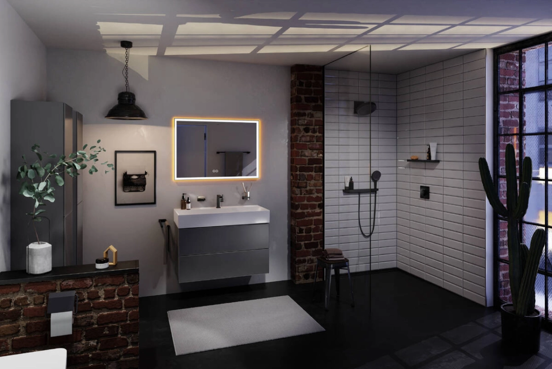 Зеркало Hansgrohe XARITA E 100,6*70,6см с LED подсветкой Фото - 2
