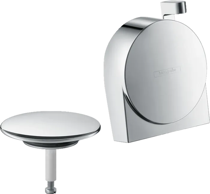 Зовнішня частина виливу на ванну з набором для зливу і переливу Hansgrohe Exafill S 58117000 хром