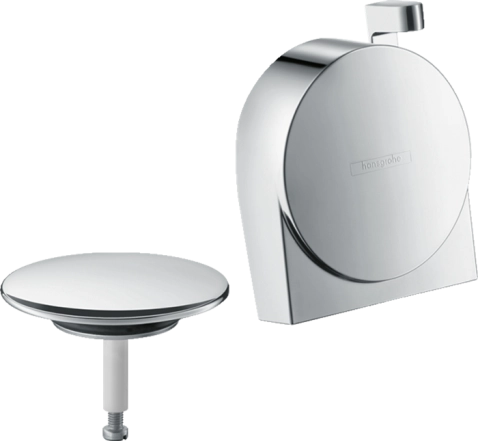 Зовнішня частина виливу на ванну з набором для зливу і переливу Hansgrohe Exafill S 58117000 хром