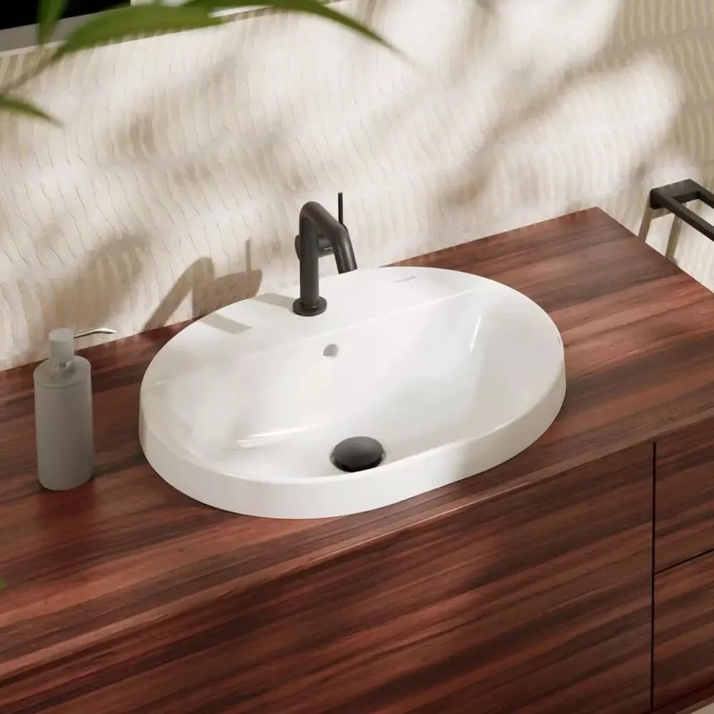 Раковина встраиваемая под столешницу Hansgrohe Xuniva U 55х45 см белый (60161450) Фото - 1