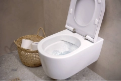 Унитаз подвесной Hansgrohe ELU PURA S 54*36,6см AquaFall Flush, в комплекте с сиденьем с функцией SoftClose and QuickRelease Фото - 1