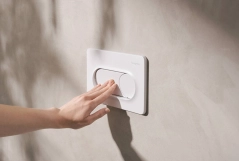 Змивна клавіша Hansgrohe iFrame Original S 66002700, білий матовий Фото - 1
