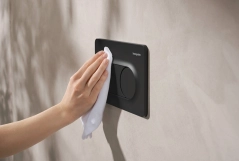 Смывная клавиша Hansgrohe iFrame Original S 66002670, черный матовый Фото - 2