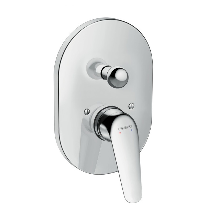 Змішувач для  ванни Hansgrohe Novus, одноважiльний, хром