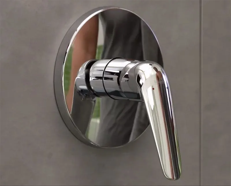 Змішувач для душу Hansgrohe NOVUS, одноважiльниий, прихованого монтажу, хром Фото - 1