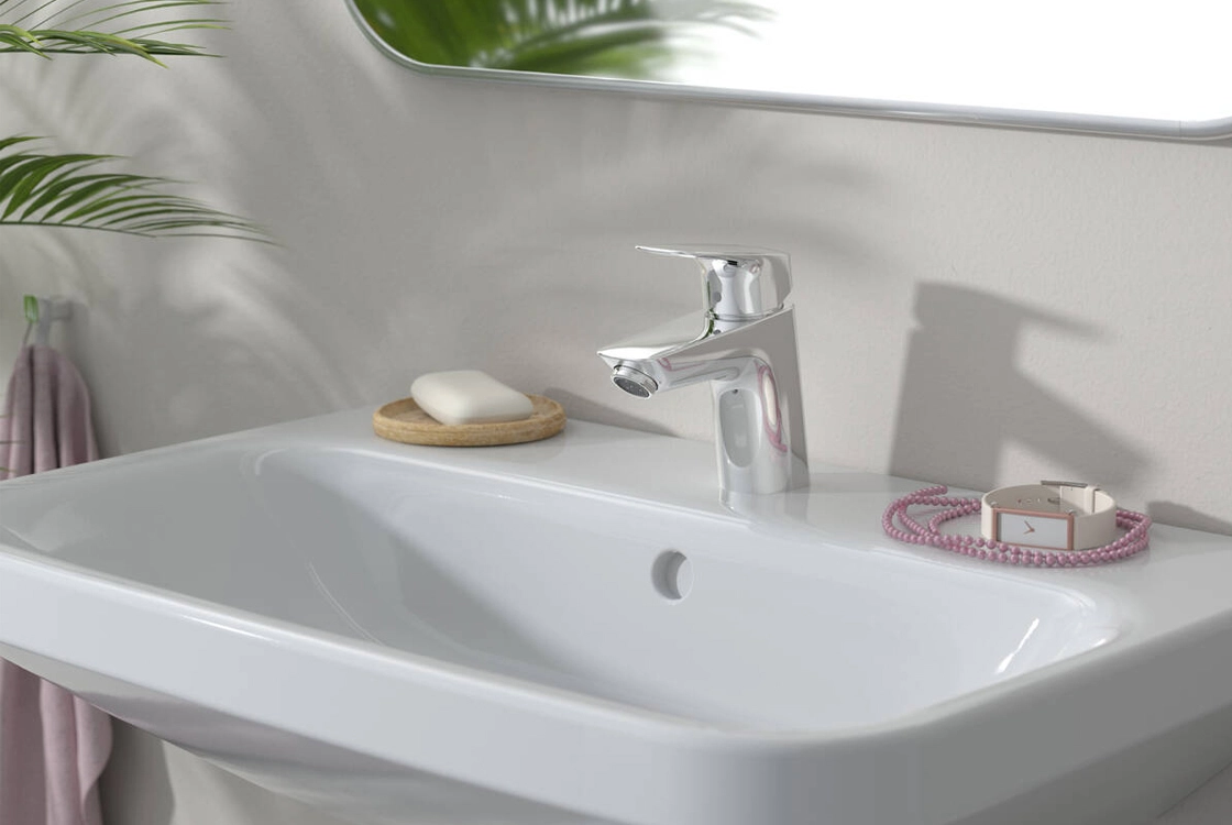 Змішувач для умивальника Hansgrohe Logis 70, одноважiльний Фото - 2