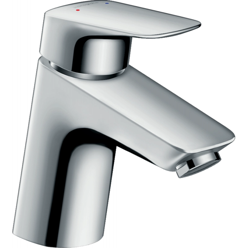 Смеситель для умывальника Hansgrohe Logis 70 LowFlow с донным клапаном, хром (71078000)