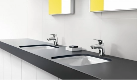 Смеситель для умывальника Hansgrohe Logis 70 LowFlow с донным клапаном, хром (71078000) Фото - 3