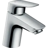 Змішувач для умивальника Hansgrohe Logis 70 LowFlow з донним клапаном, хром (71078000)